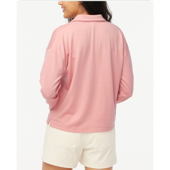 New J.Crew Soft terry polo shirt - Picture 2 of 3